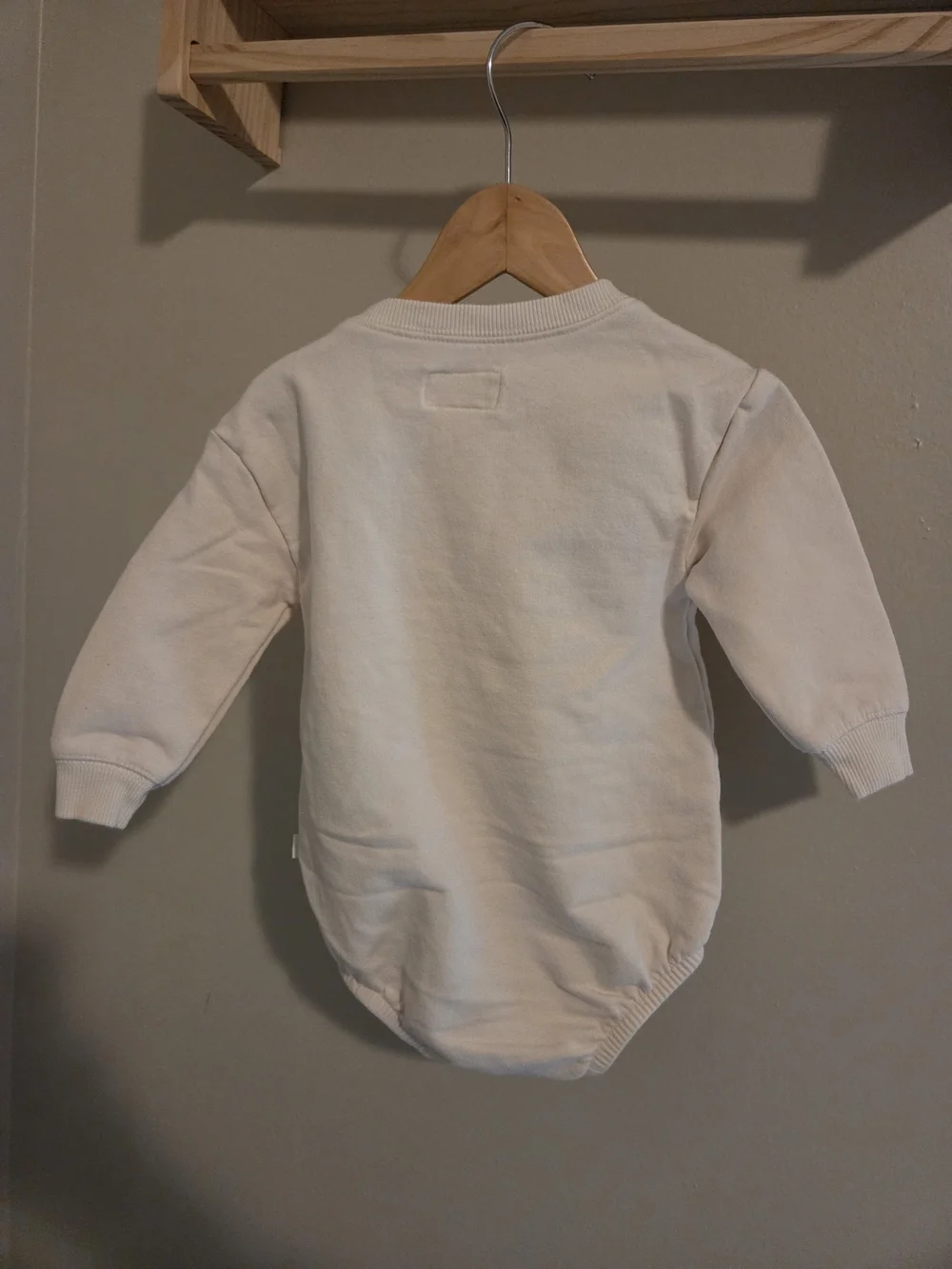 Little Planet By Carter's Organic Baby Boy 9M Cream Snowman  One-Piece